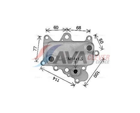 Oil Cooler, engine oil, Image 3