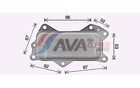 Oil Cooler, engine oil, Image 3