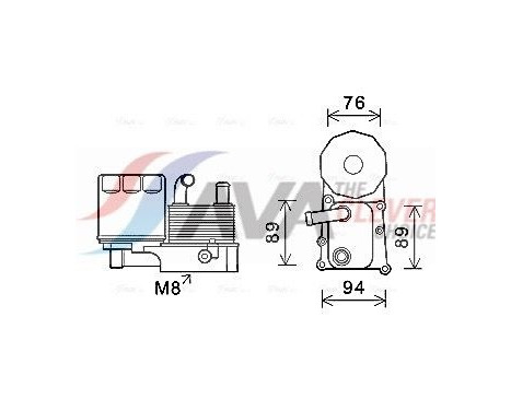 Oil Cooler, engine oil