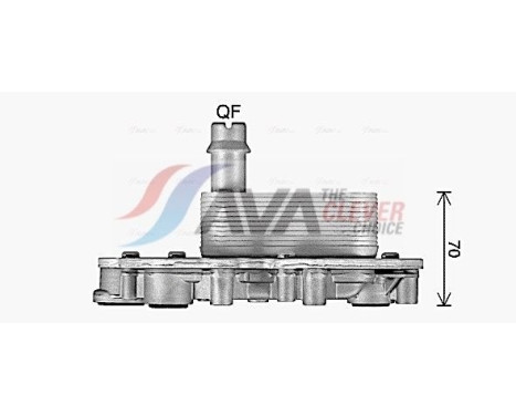 Oil Cooler, engine oil, Image 2