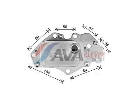Oil Cooler, engine oil, Image 3