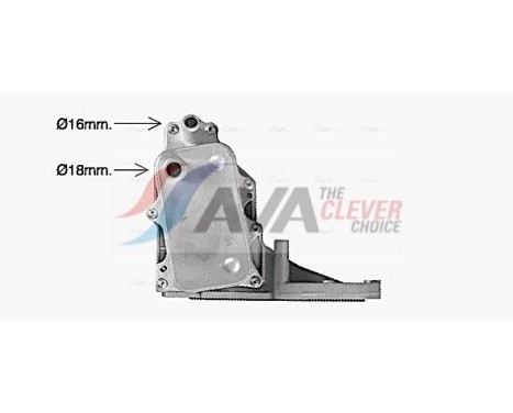 Oil Cooler, engine oil, Image 2