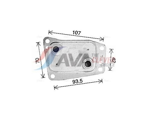 Oil Cooler, engine oil, Image 3