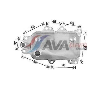 Oil Cooler, engine oil, Image 3
