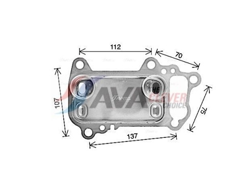 Oil Cooler, engine oil, Image 3
