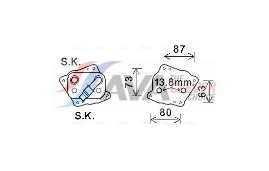 Oil Cooler, engine oil