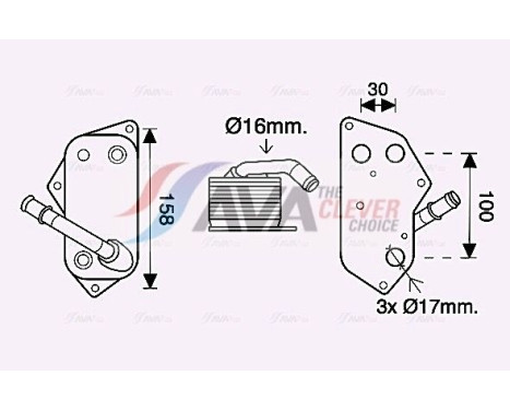 Oil Cooler, engine oil