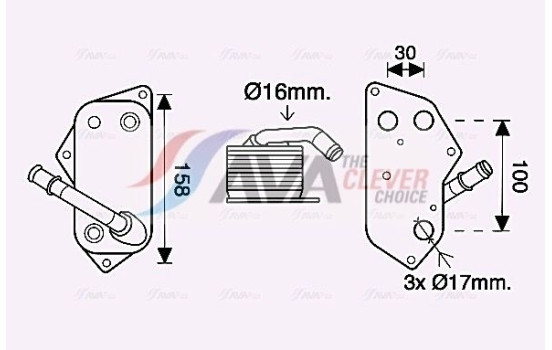 Oil Cooler, engine oil