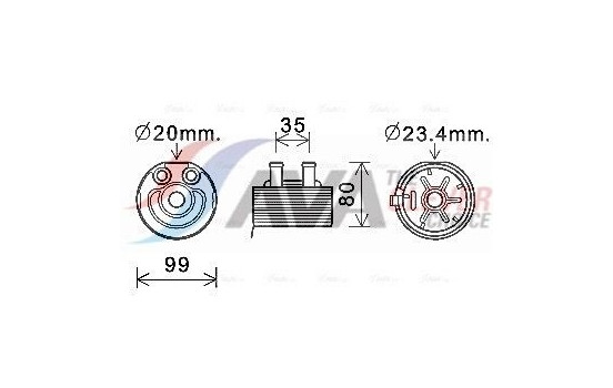 Oil Cooler, engine oil