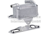 Oil cooler, engine oil