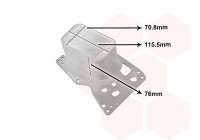 OIL COOLER FOR ENGINE 06013718 International Radiators