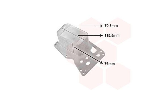 OIL COOLER FOR ENGINE 06013718 International Radiators