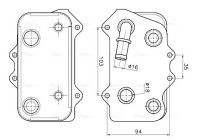 Oil cooler, gearbox