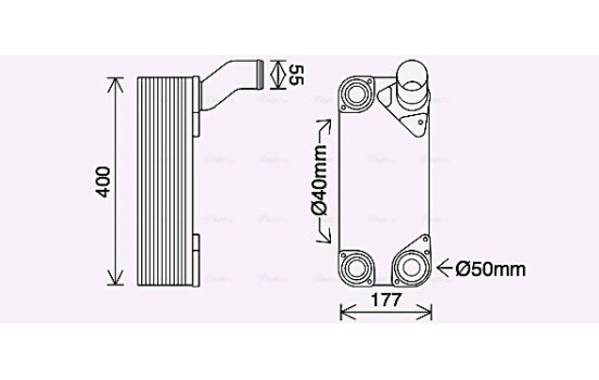 Oil cooler, retarder
