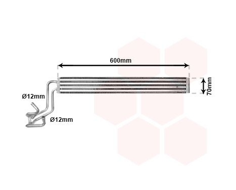 Oil Cooler, steering system 58003264 International Radiators, Image 2