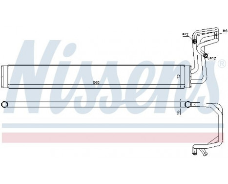 Oil Cooler, steering system 90636 Nissens, Image 2