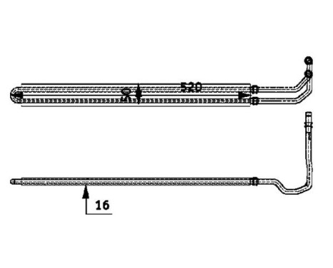 Oil Cooler, steering system BEHR *** PREMIUM LINE ***, Image 2