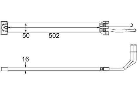 Oil Cooler, steering system BEHR *** PREMIUM LINE ***, Image 2