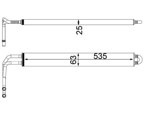 Oil cooler, steering, Image 2