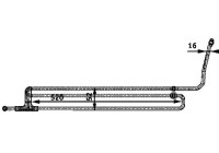 Oil cooler, steering