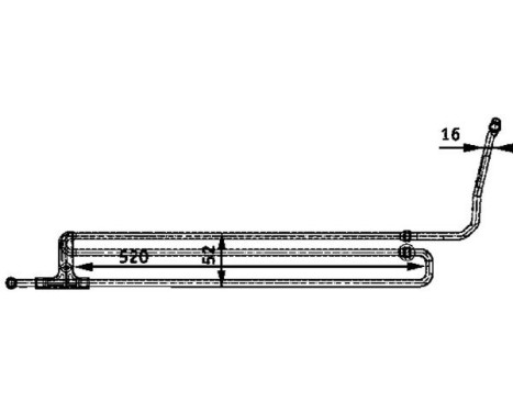 Oil cooler, steering, Image 2