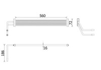 Oil cooler, steering