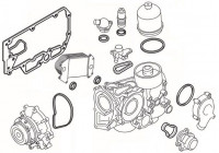 Seal set, oil cooler