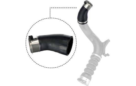 charge air hose 09-1385 Gates, Image 2