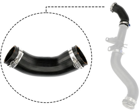 charge air hose 09-1427 Gates, Image 2