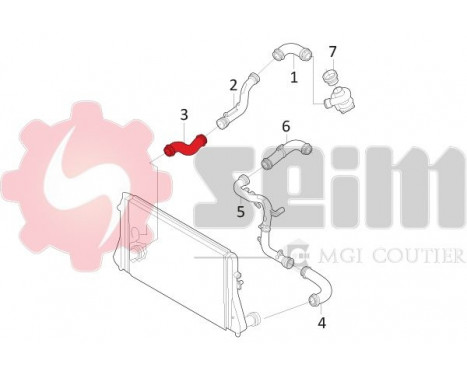 Charger Air Hose, Image 2