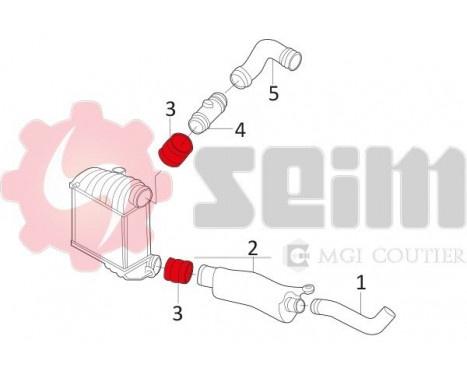 Charger Air Hose, Image 2