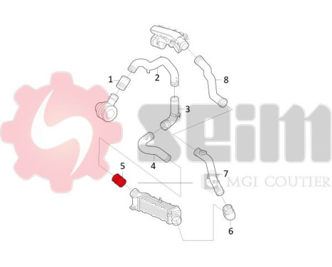 Charger Air Hose, Image 3