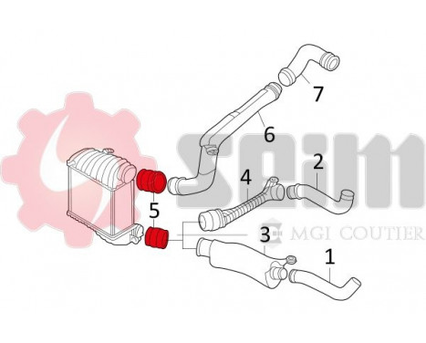 Charger Air Hose, Image 5