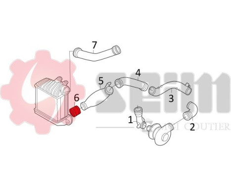 Charger Air Hose, Image 6