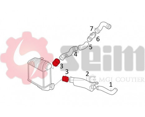 Charger Air Hose, Image 7