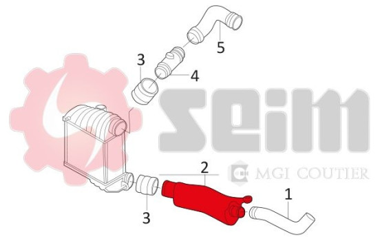 Charger Air Hose, Image 4