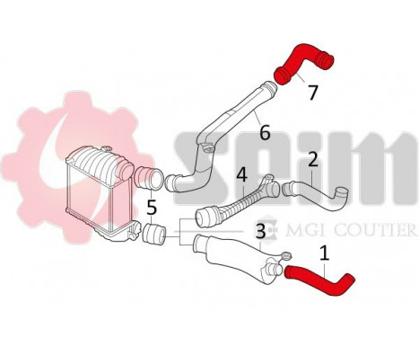 Charger Air Hose, Image 3