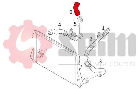 Charger Air Hose, Image 3