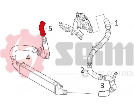 Charger Air Hose, Image 3