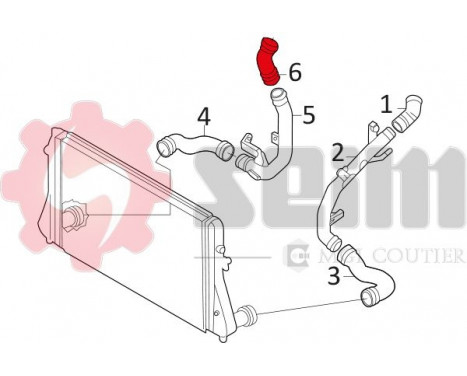 Charger Air Hose, Image 4