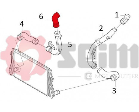 Charger Air Hose, Image 5