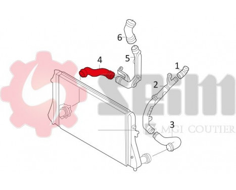 Charger Air Hose, Image 3