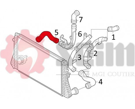 Charger Air Hose, Image 4