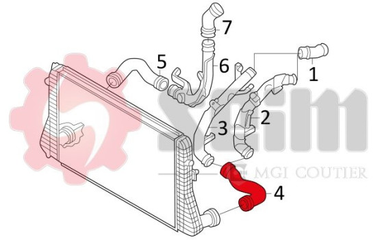 Charger Air Hose, Image 5