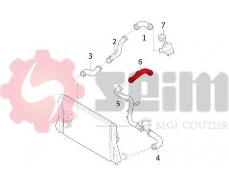 Charger Air Hose, Image 2