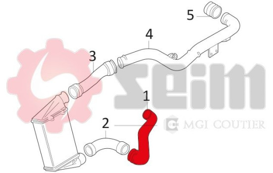 Charger Air Hose, Image 4