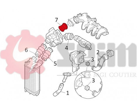Charger Air Hose, Image 2