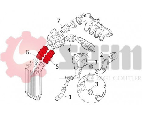 Charger Air Hose, Image 3
