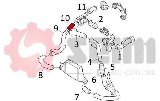 Charger Air Hose, Image 6