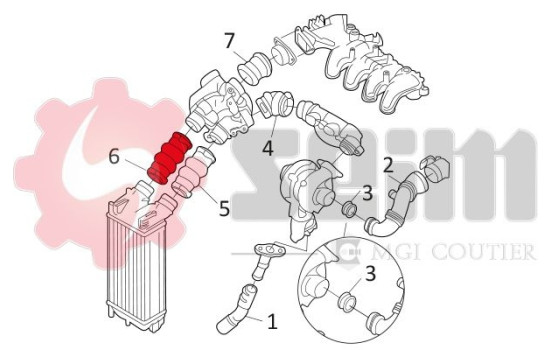 Charger Air Hose, Image 7